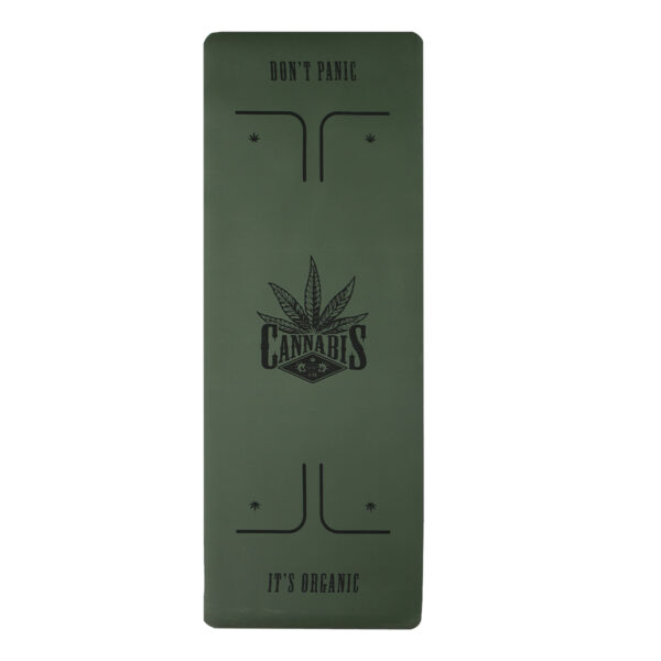 GRIP CANNABIS PREMIUM NON-SLIP YOGA MAT 4.5mm - เสื่อโยคะกันลื่น หนึบทั้งตอนมือแห้งและมีเหงื่อ