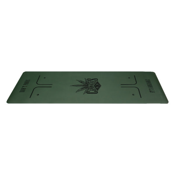 GRIP CANNABIS PREMIUM NON-SLIP YOGA MAT 4.5mm - เสื่อโยคะกันลื่น หนึบทั้งตอนมือแห้งและมีเหงื่อ - Image 2