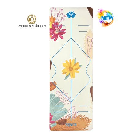 ASANA COLORFUL NON-SLIP YOGA MAT 5mm - เสื่อโยคะกันลื่น หนึบทั้งตอนมือแห้งและมีเหงื่อ
