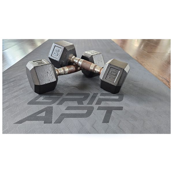 GRIP APT MAT 10mm - เสื่อออกกำลังกายใช้งานได้ทุกรูปแบบ นุ่ม รองรับน้ำหนักได้ดี น้ำหนักเบา เป็นเสื่อที่ต้องมีติดบ้าน - Image 5